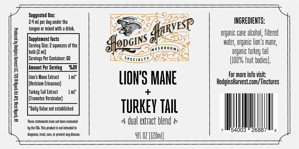 
                  
                    Lion's Mane + Turkey Tail Dual Extract Tincture
                  
                