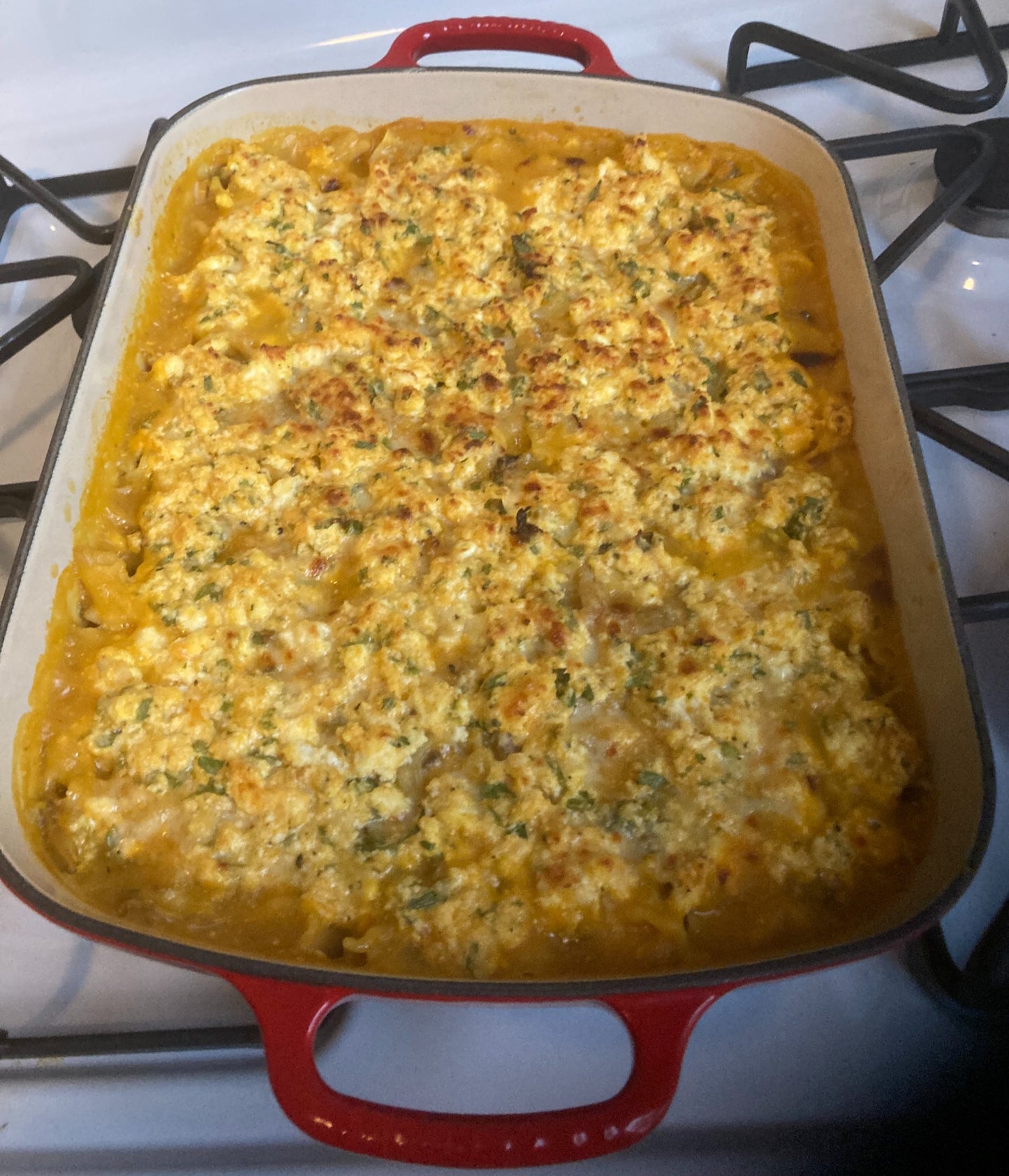 Baked Honeynut Squash Mushroom Mac N' Cheese