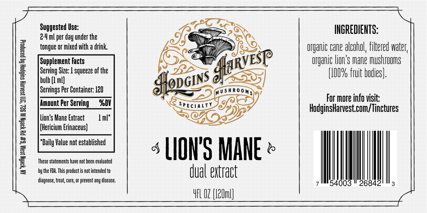 
                  
                    Lion's Mane  Tincture
                  
                